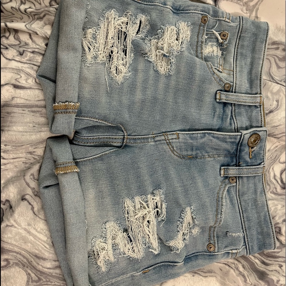 American Eagle Blue Jean Shorts